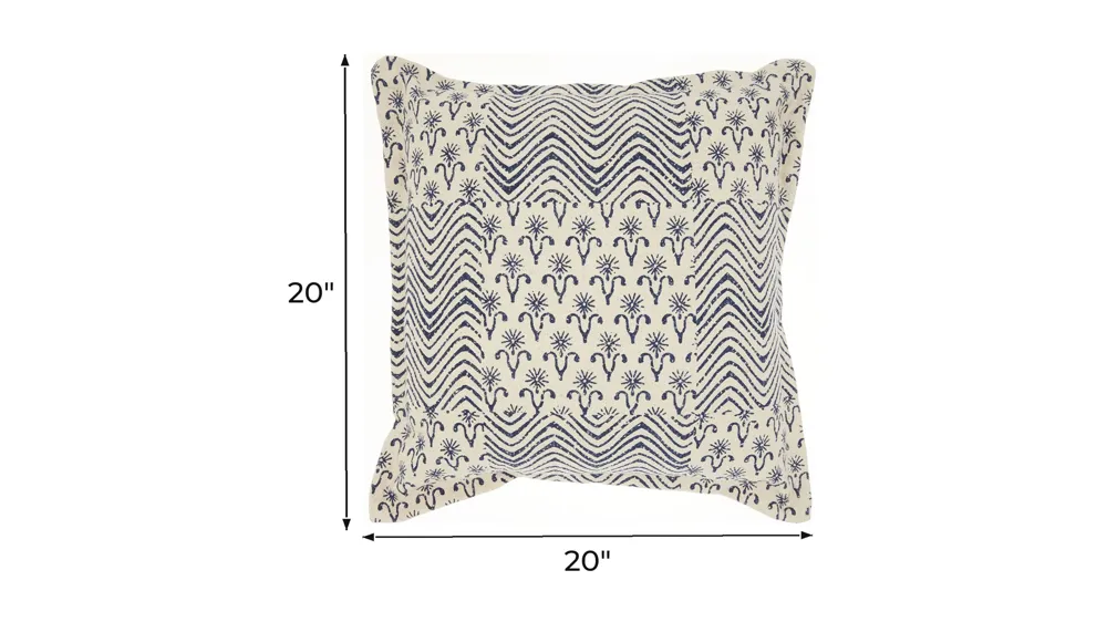 Nourison Printed Flower Patch Throw Pillow Dimensions