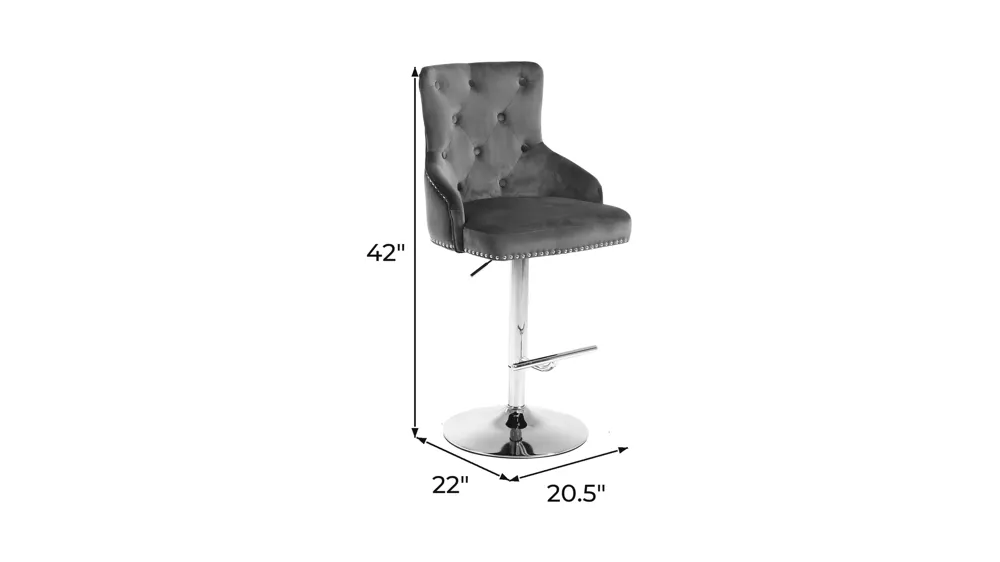 Claude Adjustable Stool - Set of 2 Dimensions