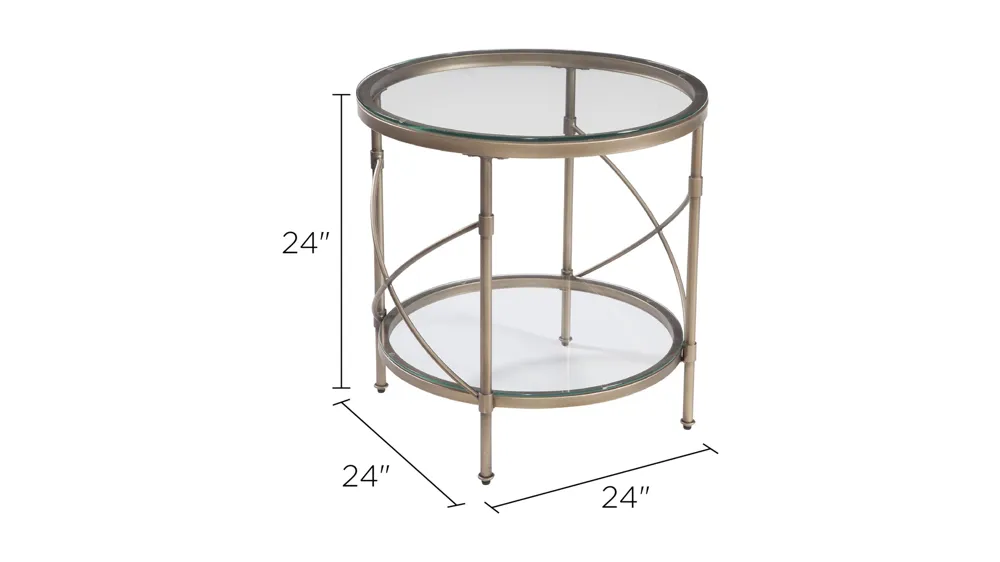 Harrison Round End Table Dimensions