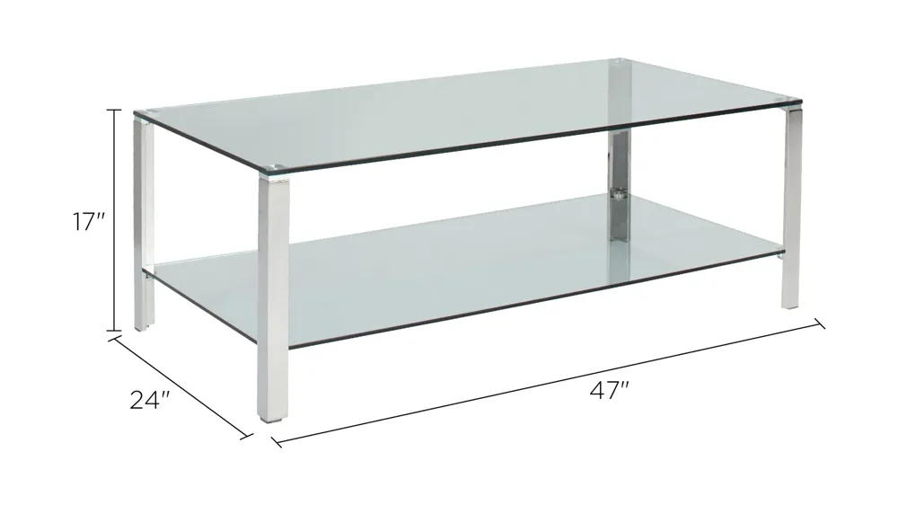 Arista Cocktail Table Dimensions