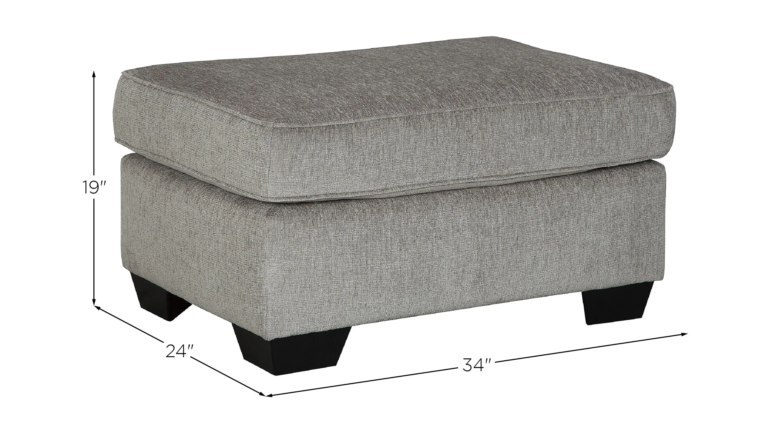 Adelson Chenille Ottoman