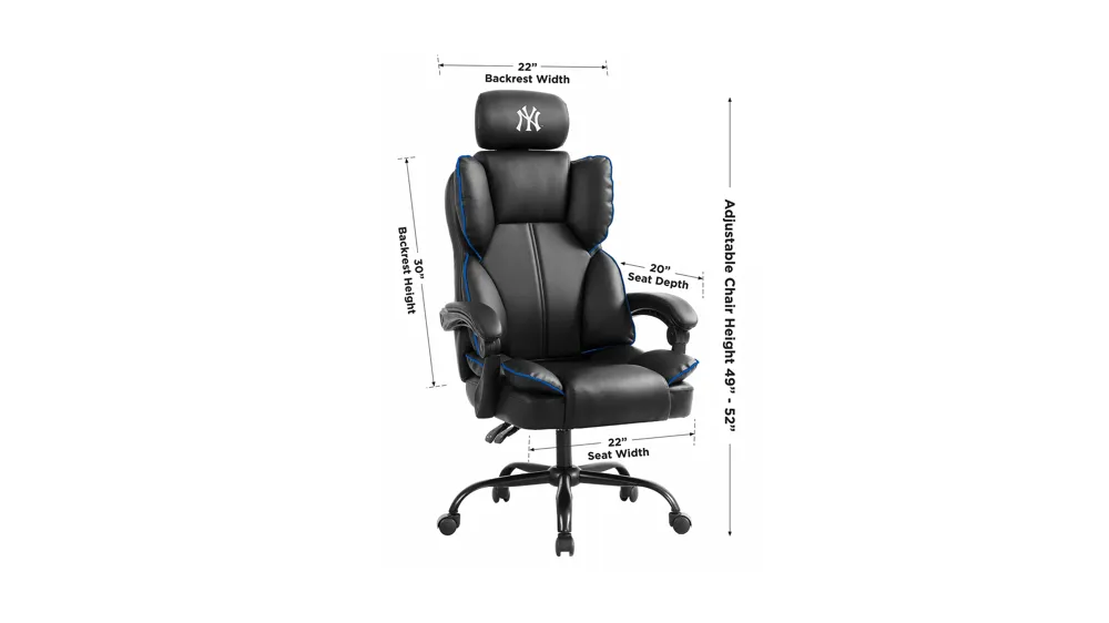 MLB Office Champ Chair Dimensions