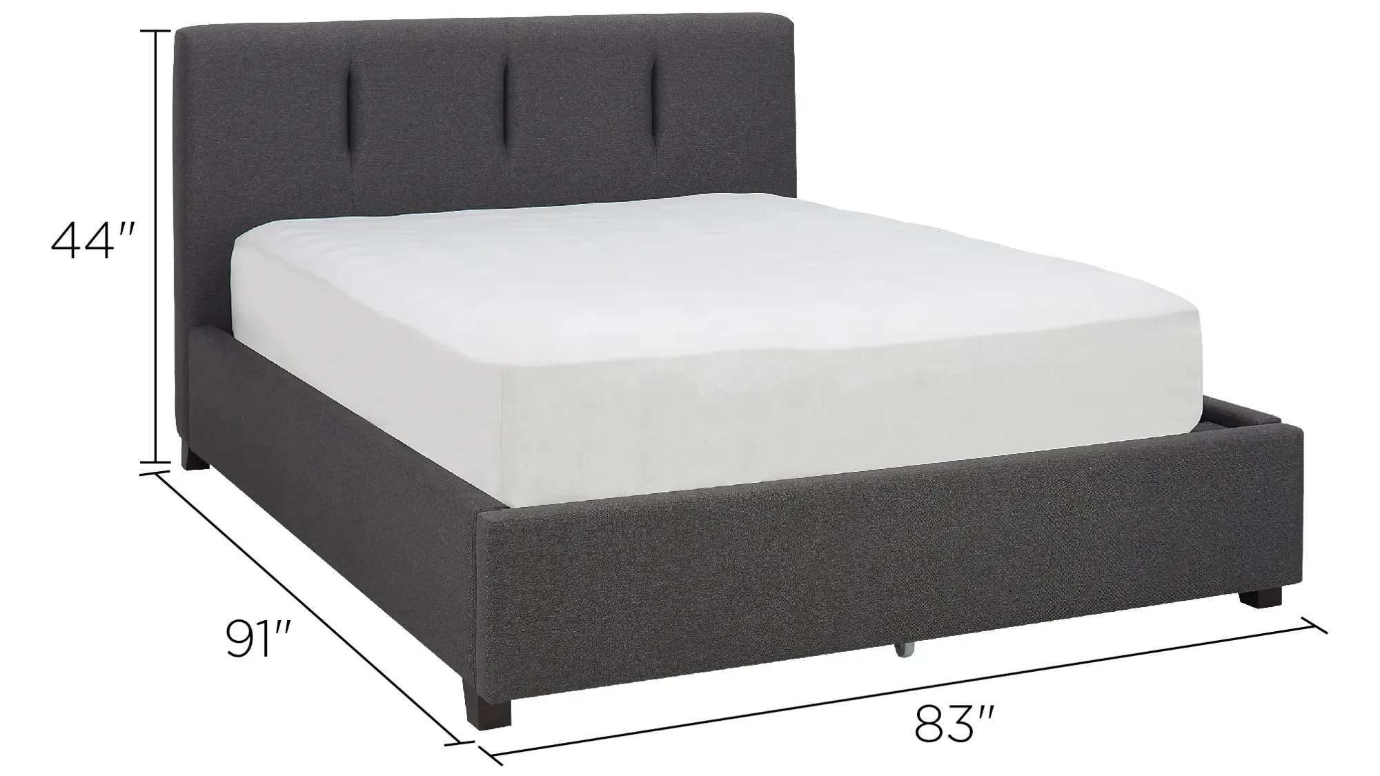 Lansing Platform Storage Bed