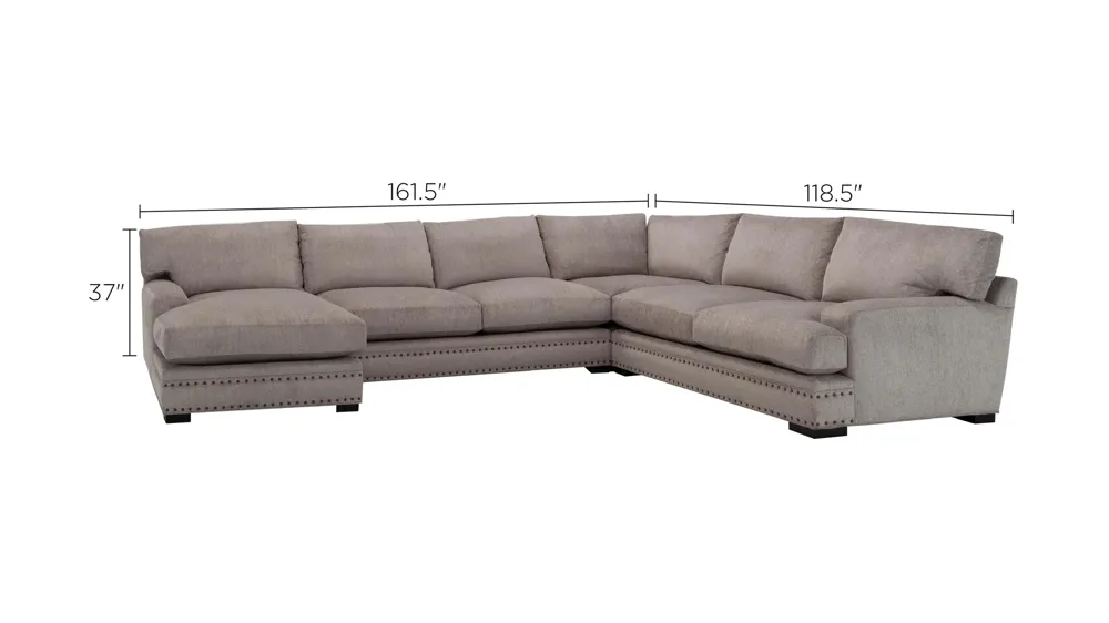 Bayside 4-pc. Sectional Dimensions