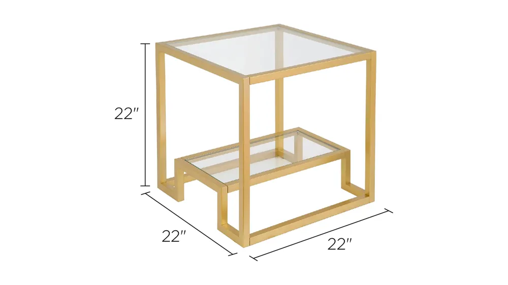 Vicky Square Side Table Dimensions