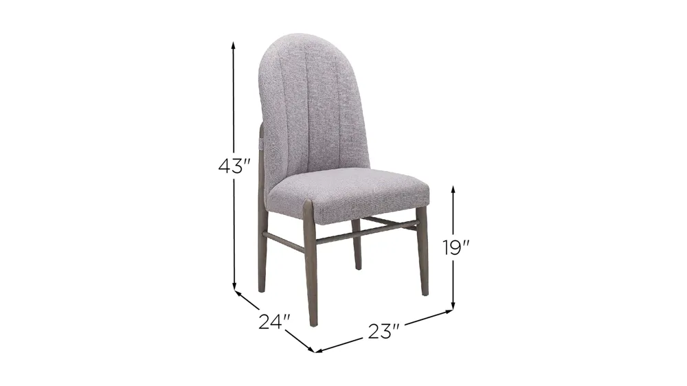 Aldo Upholstered Side Chair Dimensions