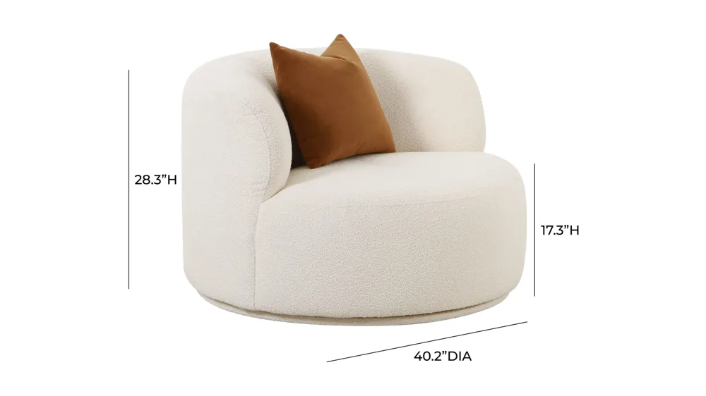 Fickle Swivel Chair Dimensions