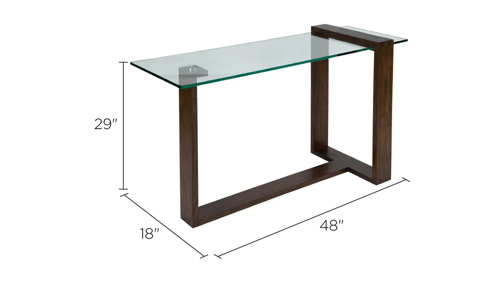 Bristen Rectangular Sofa Table Dimensions