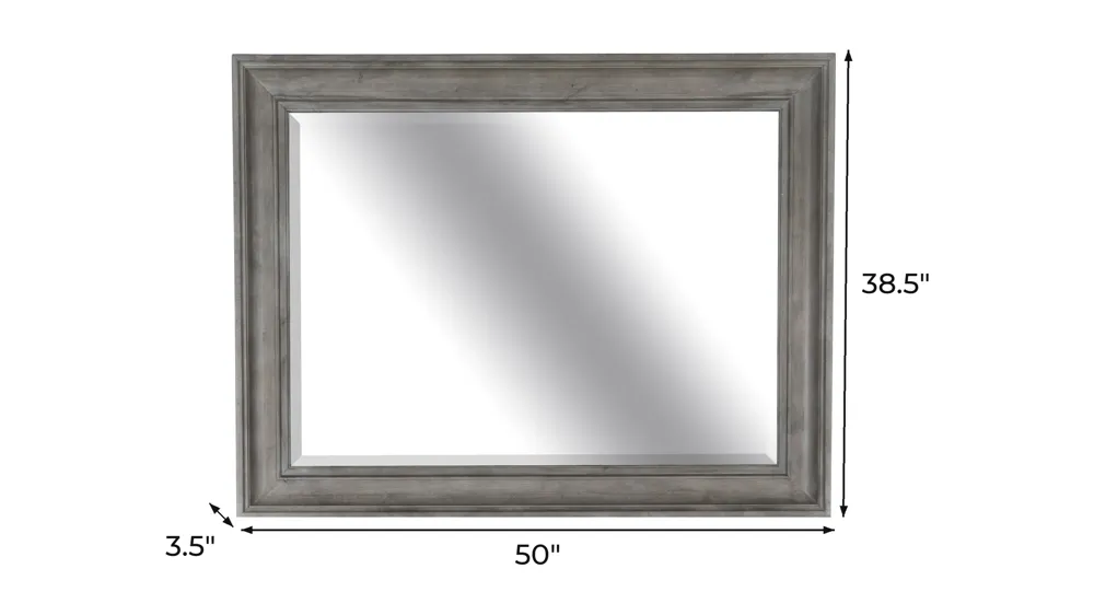 Lancaster Bedroom Dresser Mirror Dimensions
