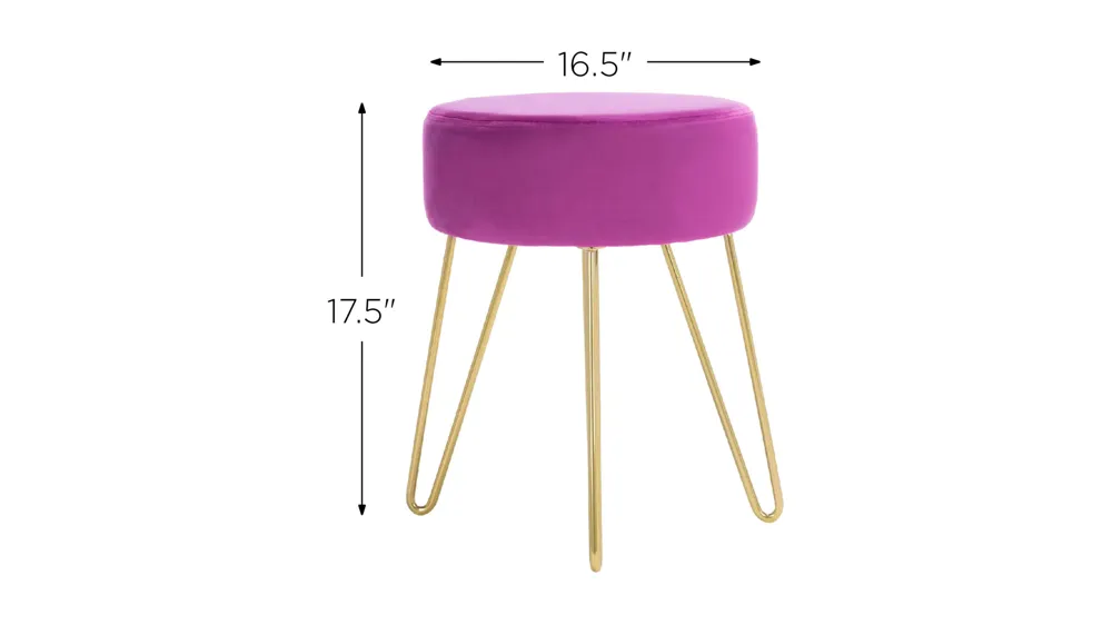 Makalo Round Ottoman Dimensions