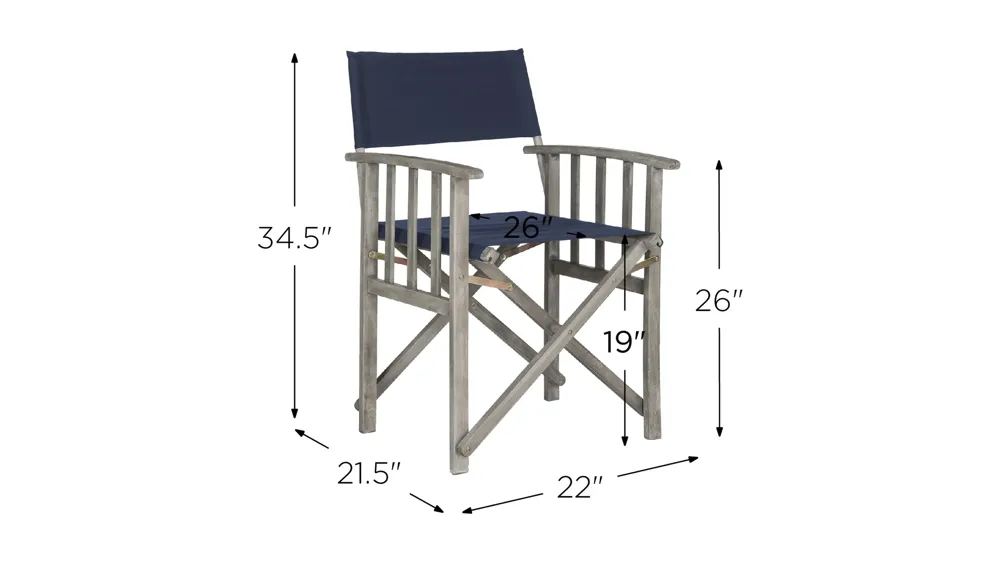 Vikki Director Chair Dimensions