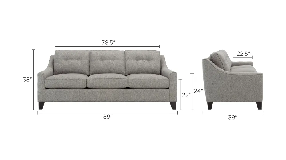 Carmine Sofa Dimensions