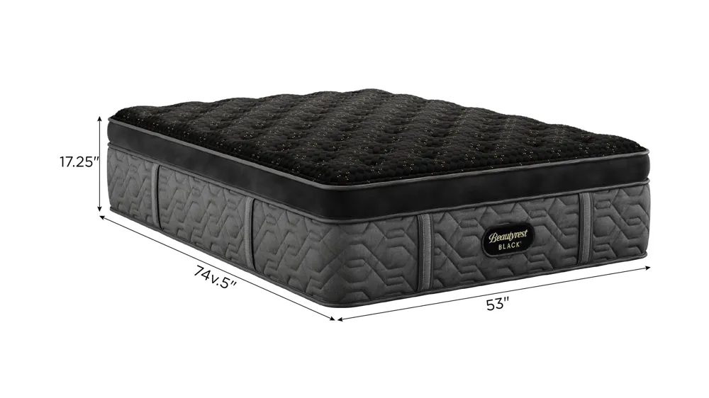 Beautyrest Black Series Four Summit Plush Pillow Top Mattress Dimensions