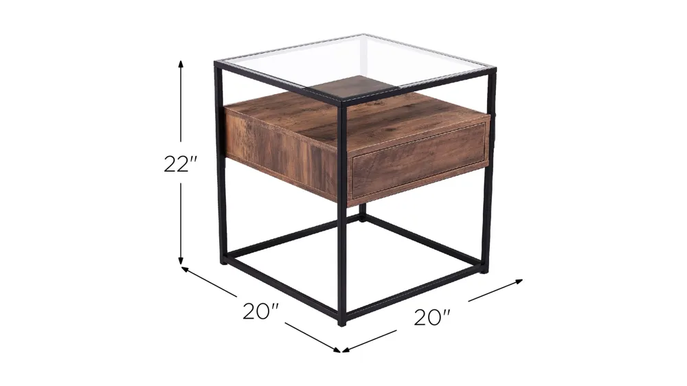 Borland Side Table Dimensions