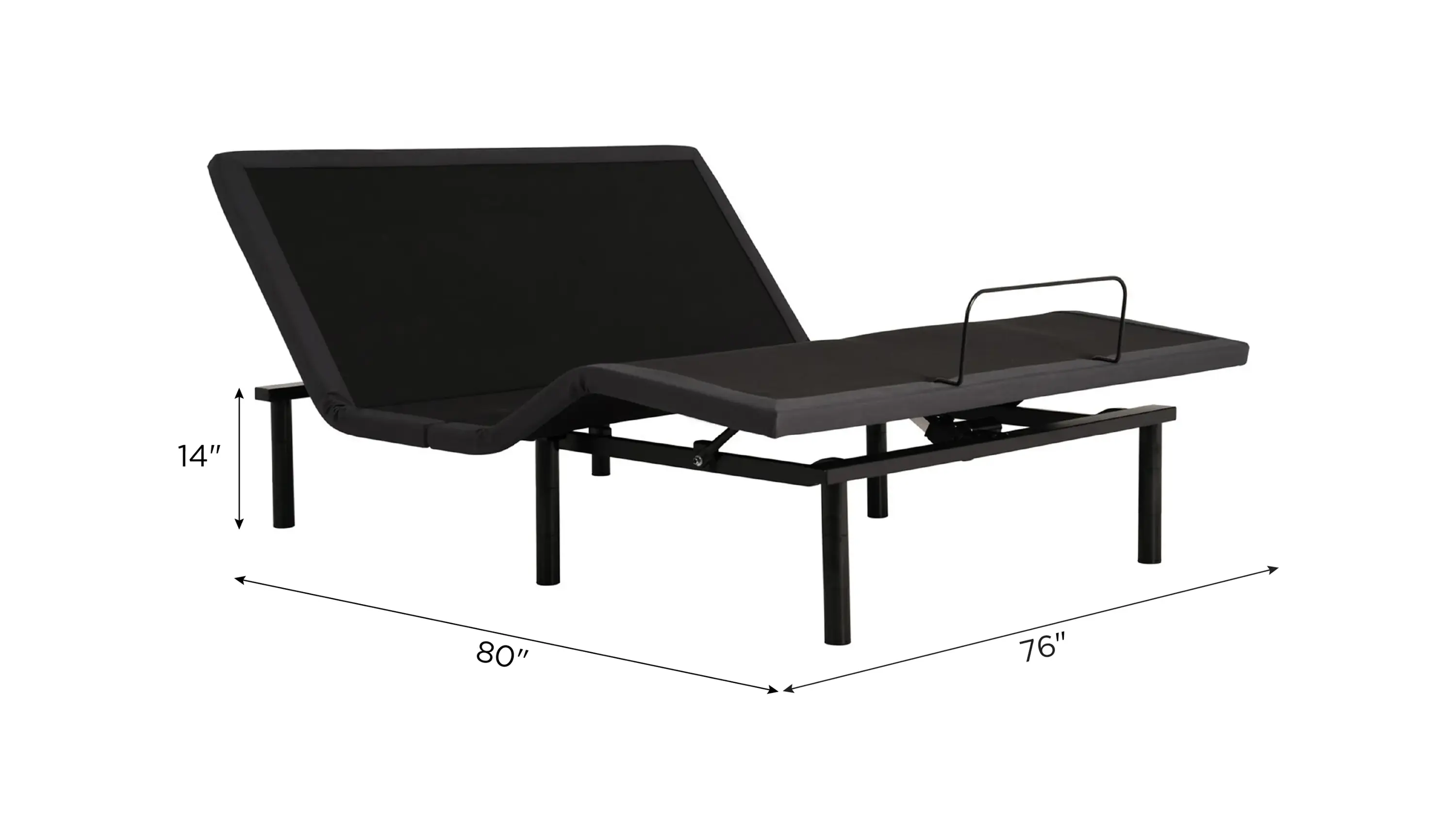 BaseLogic Silver Adjustable Base | Raymour & Flanigan