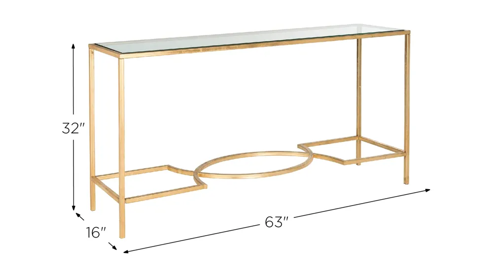 Lumen Console Table Dimensions