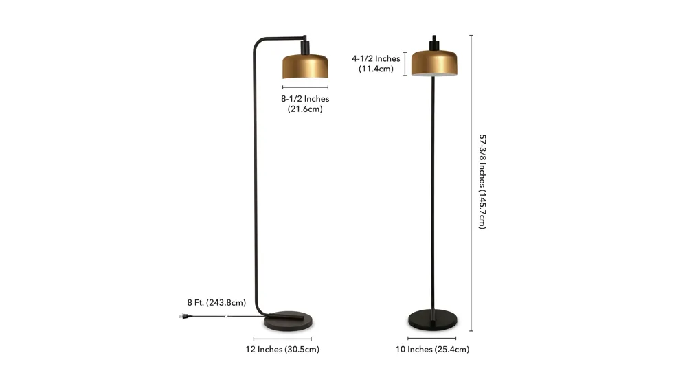 Bjoern Floor Lamp Dimensions