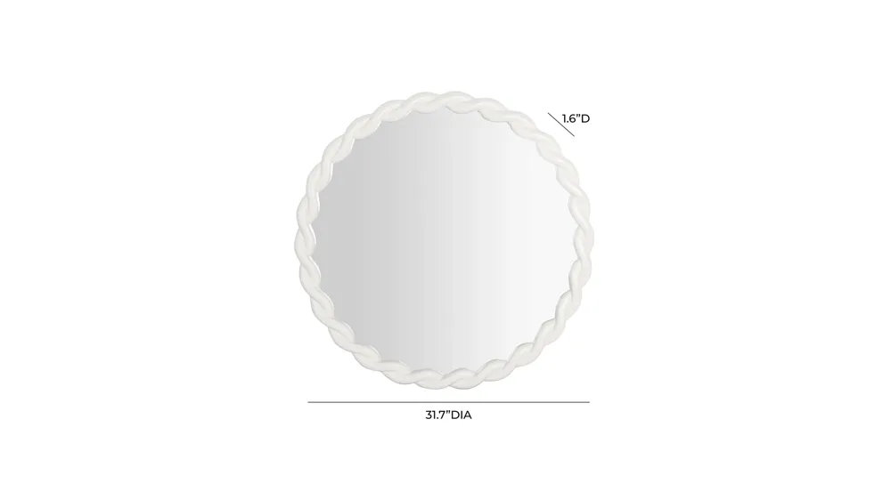 Agnes Round Mirror Dimensions