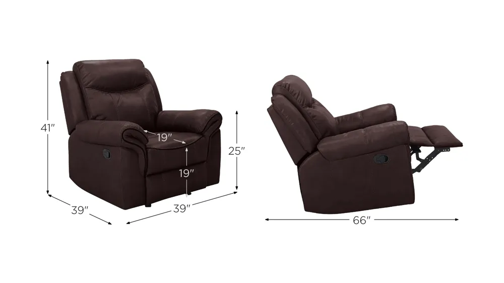 Ross Glider Recliner Dimensions