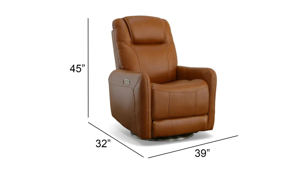 Degree Power Swivel Recliner Dimensions