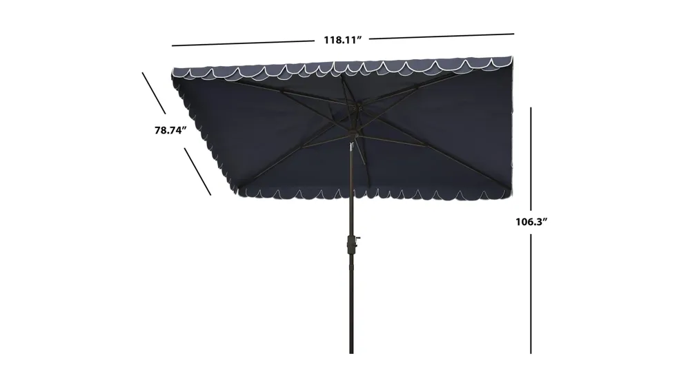 Chandler Outdoor Umbrella Dimensions
