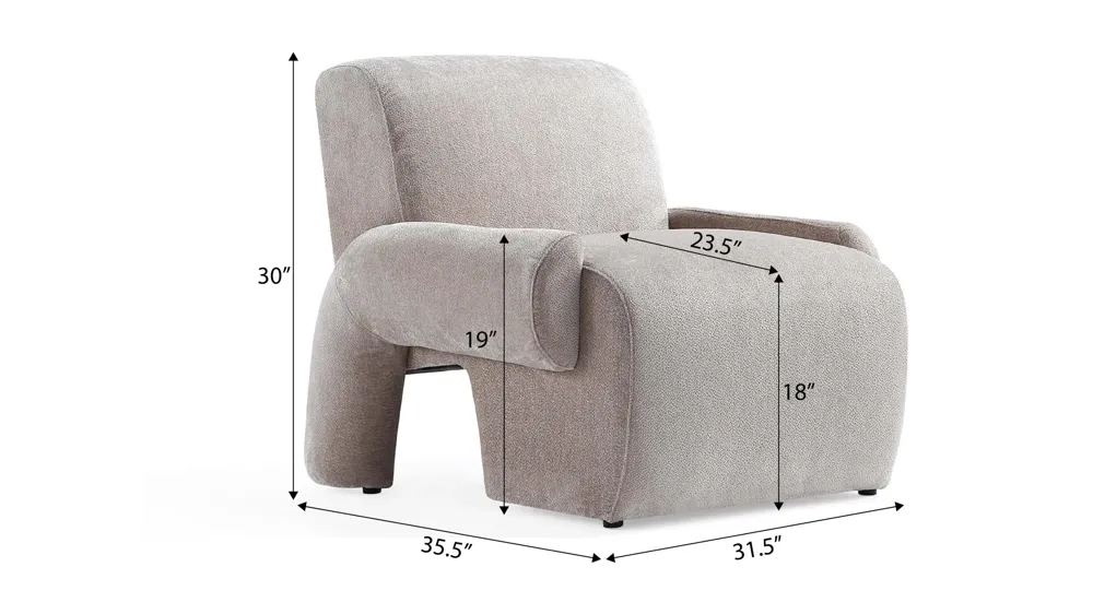 Verandah Accent Chair Dimensions