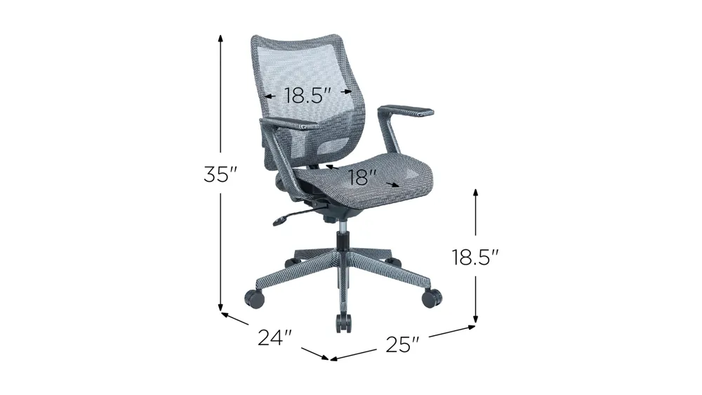Sharper Image SI-100 Office Chair Dimensions