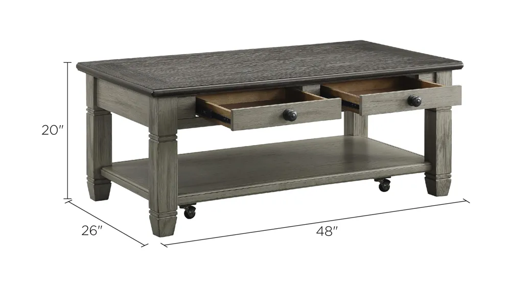 Lark Cocktail Table Dimensions