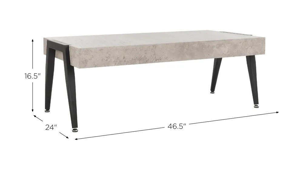 Levinson Rectangular Coffee Table Dimensions