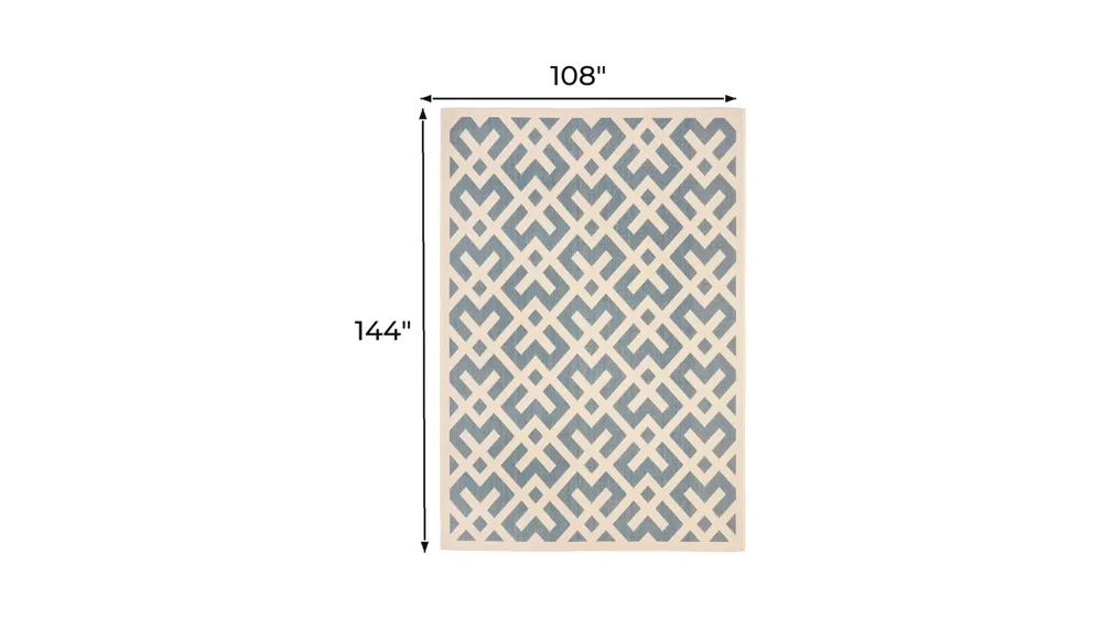 Courtyard Crossing Indoor/Outdoor Area Rug Dimensions