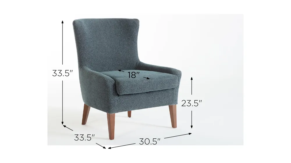 Cayon Accent Chair Dimensions