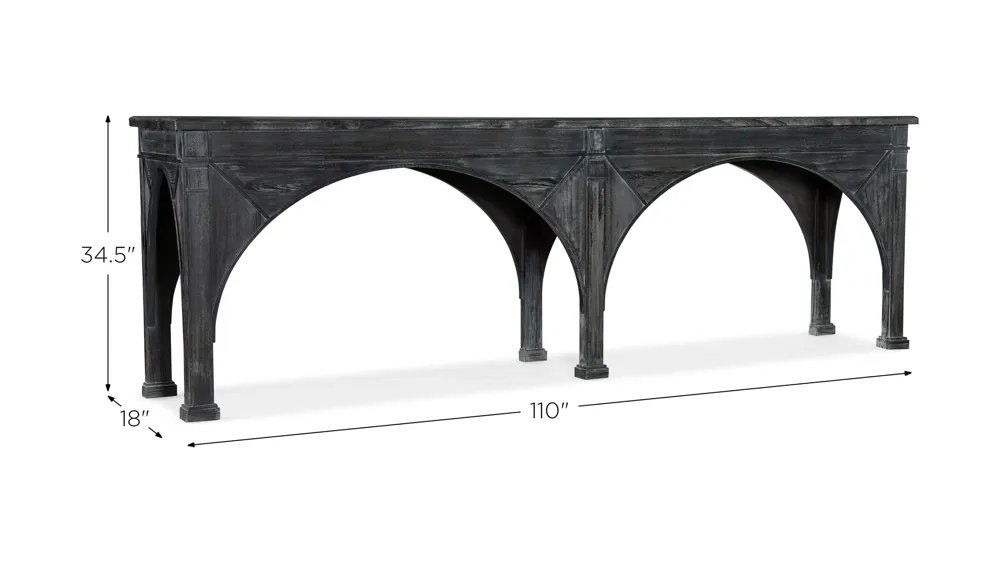 Melange Thunber Sofa Console Dimensions