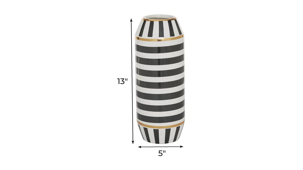 Ivy Collection Cruickshanks Vase Dimensions
