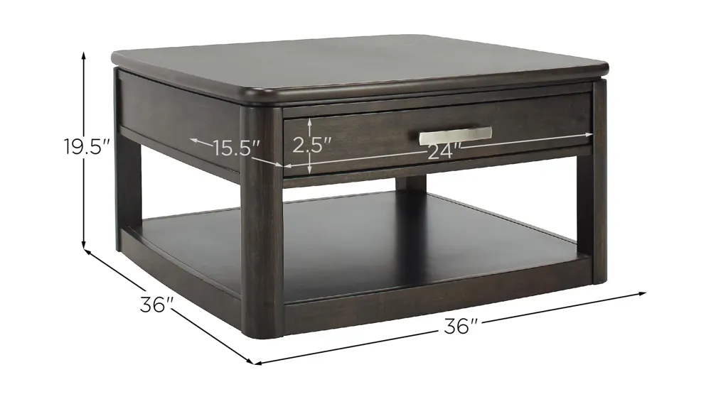 Dimitri Cocktail Table Dimensions