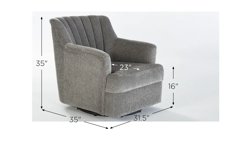 Urbane Swivel Chair Dimensions