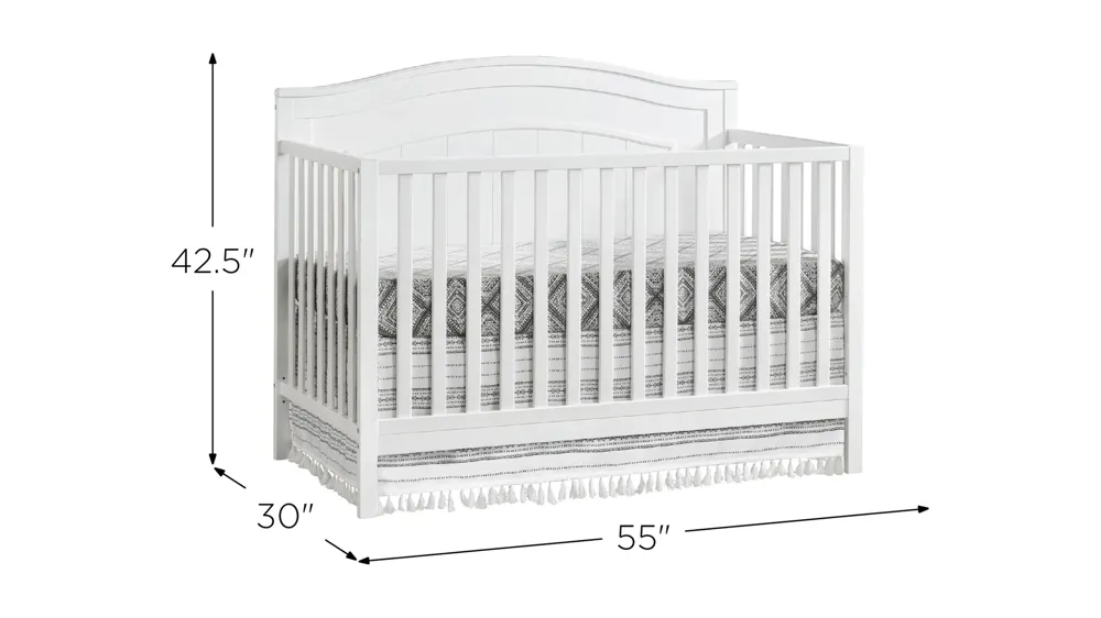 Nolan 4-in-1 Convertible Crib Dimensions