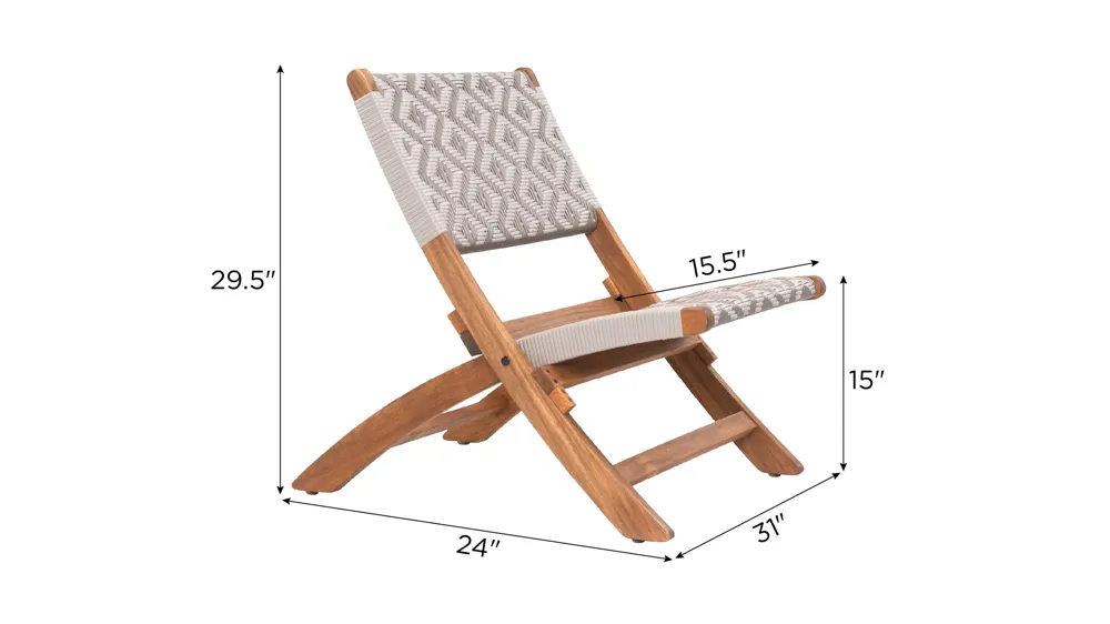 Tide Outdoor Lounge Chair Dimensions
