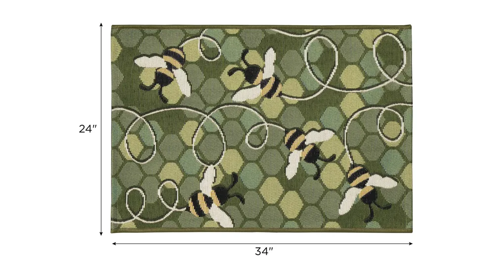 Esencia Bee Free Indoor/Outdoor Mat Dimensions