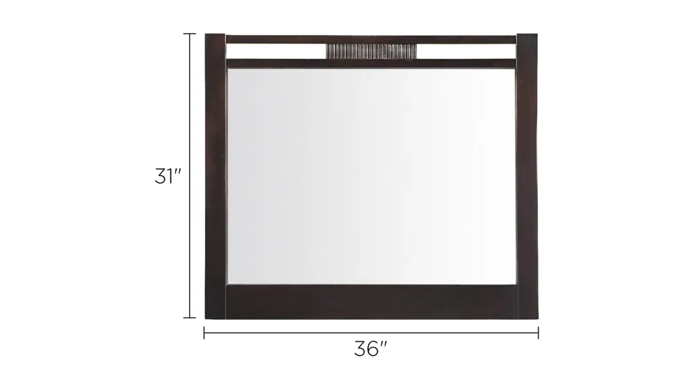 Concorde Bedroom Dresser Mirror Dimensions