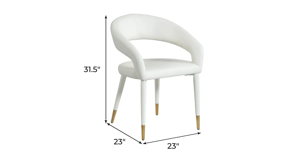 Destiny Dining Chair - Set of 2 Dimensions