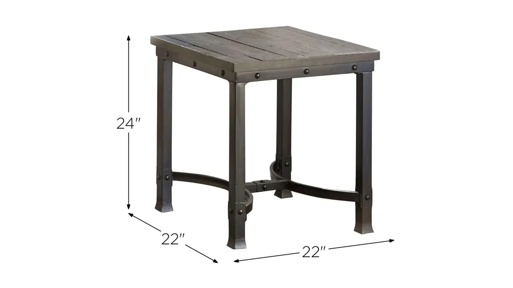 Ambrose End Table Dimensions
