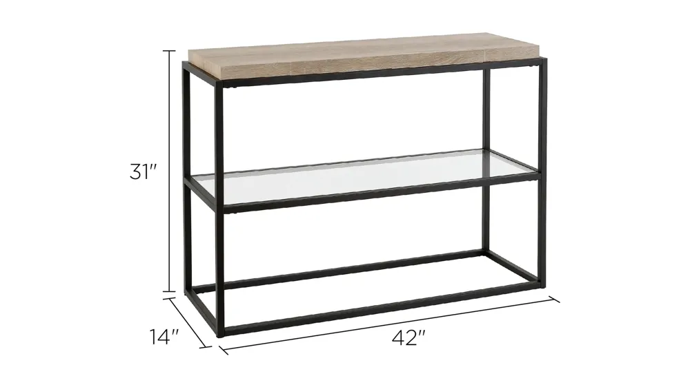 Fitza Rectangular Console Table Dimensions