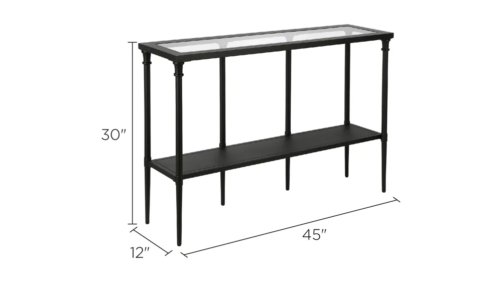 Dafna Rectangular Console Table Dimensions