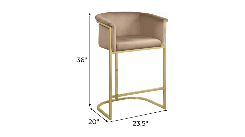 Donatella Stool - Set of 2 Dimensions