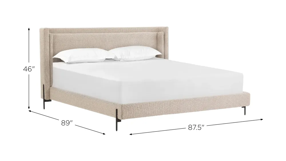 Kensington Upholstered Bed Dimensions