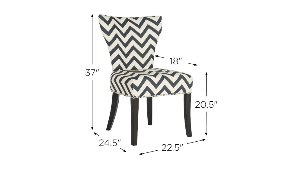 Ray Ring Dining Chair - Set of 2 Dimensions
