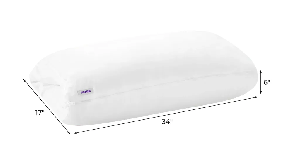 Purple TwinCloud Adjustable Comfort Pillow Dimensions