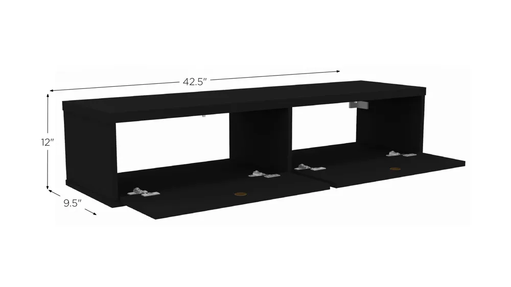 Liberty 42" Floating Entertainment Center Dimensions