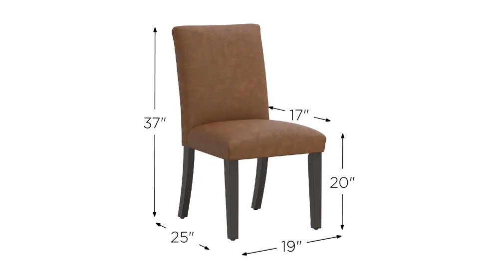 Dana Upholstered Dining Chair Dimensions