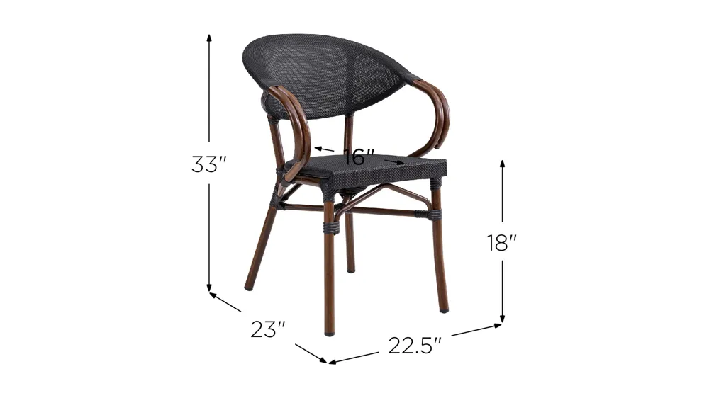 Jannie Armchair Dimensions